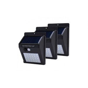 Set 3 lampi solare cu senzor de miscare