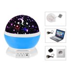 Proiector de stele rotativ 4 x LED, USB, functie rotatie 2 Proiector de stele rotativ 4 x LED, USB, functie rotatie