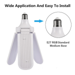 Plafoniera cu 3 palete rabatabile tip LED de 45W