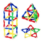 Joc creativ pentru copii, Magnastix 108 piese multicolore 1 Joc creativ pentru copii, Magnastix 108 piese multicolore