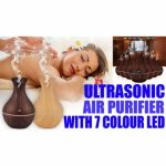 Umidificator si difuzor, Led, USB+Ulei Esenta 10 ml