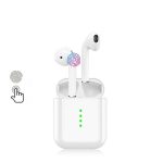 Casti Bluetooth TWS i12 Wireless, BT 5.0, Android, iOS, Alb, Touch