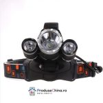 Lanterna frontala Led 3 x cu acumulatori