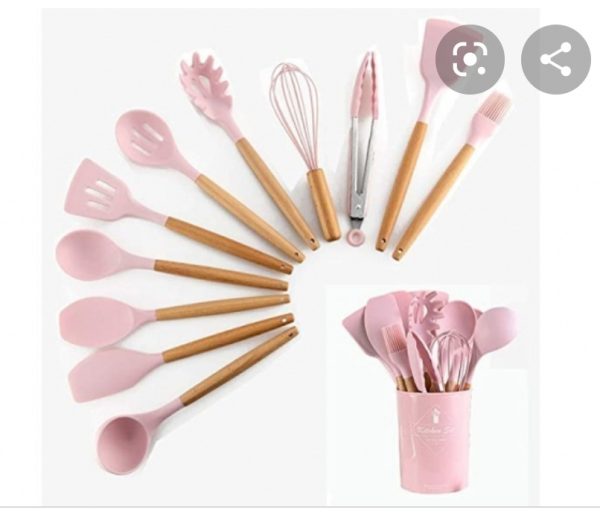 set-12-ustensile-2.jpg Set 12 ustensile de bucatarie, Antiaderente, Silicon,