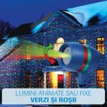 Proiector laser multicolor pentru exterior/interior