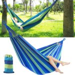 Hamac multicolor din bumbac 1+1 cadou