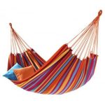 Hamac multicolor din bumbac 1+1 cadou