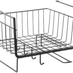 Cos metalic montare sub raft sau masa birou - cu agatator de pahare, hartie si cani, 29x24.5x18.5 6 Cos metalic motare sub raft sau masa birou, cu agatator de pahare, cartie si can, 29x24.5x18.5