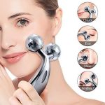 APARAT MASAJ FACIAL ANTIRID - LIFTING, STIMULARE MICROCIRCULATIE, TIP ROLA, 15 CM, DESIGN 3D