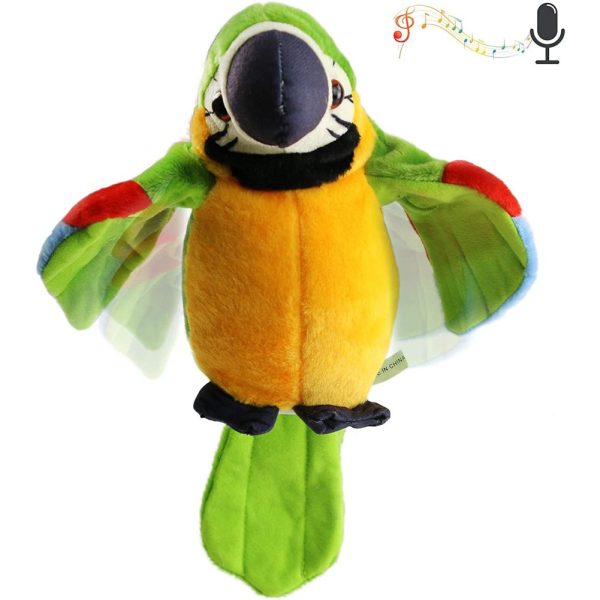 Jucarie interactiva Papagalul Vorbitor, verde