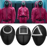 Masca Jocul Calamarului - Squid Game pentru Halloween