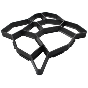 Matrita cu dale pentru pavaj piatra decorativa, Negru, 32/32/4xcm