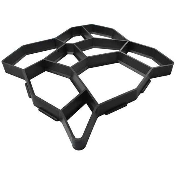 Matrita cu dale pentru pavaj piatra decorativa, Negru, 32/32/4xcm