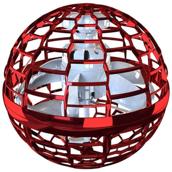 Minge zburatoare cu LED tip drona, Flynova Pro, incarcare USB, cu controller Minge zburatoare cu LED tip drona, Flynova Pro, incarcare USB, cu controller