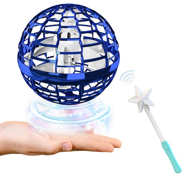 Minge zburatoare cu LED tip drona, Flynova Pro, incarcare USB, cu controller Minge zburatoare cu LED tip drona, Flynova Pro, incarcare USB, cu controller