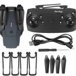 Mini drona pliabila cu camera video HD si telecomanda