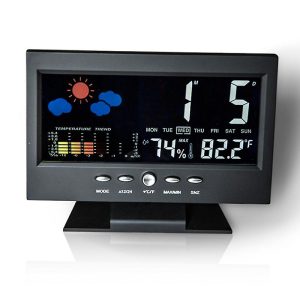 Ceas Digital cu Calendar Display - Termometru Multifuncțional Lcd