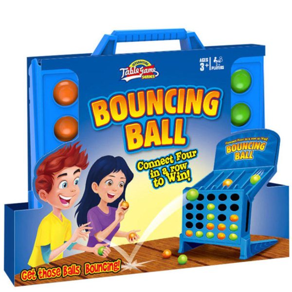 Joc educațional pentru copii portabil Jump Ball patru linii de bord