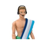 Papusa Salvamar Brad cu prosop si casti , ATS + 3 ani