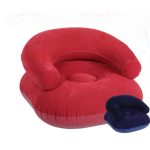 Scaun gonflabil portabil cu aer - pat pentru camping în aer liber, plajă 1 Scaun gonflabil portabil cu aer - pat pentru camping în aer liber, plajă