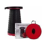 Scaun retractabil cu pliere telescopica, pentru camping
