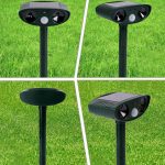 Aparat Solar Cu Ultrasunete Dreptunghiular pentru Animale - Solar Animal Repeller