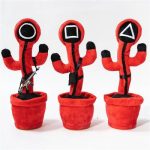 Jucarie Cactus Squid Game - LED-Uri, Dansator, Vorbitor, Imita 4 Jucarie Cactus Squid Game - LED-Uri