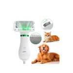 Perie cu feon 2 in 1 pentru caini si pisici , Uscator de par pentru animale 1 Perie cu feon 2 in 1 pentru caini si pisici , Uscator de par pentru animale