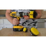 Set 3 perii curatare universale cu adaptor pentru bormasina