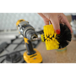 Set 3 perii curatare universale cu adaptor pentru bormasina