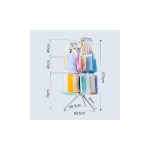 Uscator de rufe vertical pliabil, 170 cm