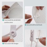 Deflector reglabil pentru aer conditionat, protectie jet de aer rece