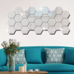 Set 10 oglinzi design hexagon oglinzi decorative