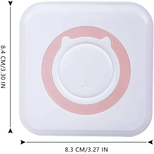 Mini imprimanta termica portabila pentru telefon, 1 rola hartie inclusa