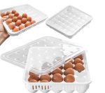 Cutie pastrare  oua ,30 buc,  cu capac, Transparenta