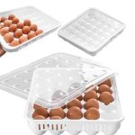 Cutie pastrare oua ,30 buc, cu capac, Transparenta