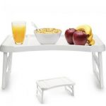 Masuta pliabila din plastic alba ,47x27 cm