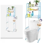 Raft depozitare peste toaleta, 3 polite, etajera baie