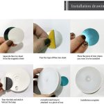 Set 3 lampi lumină de noapte cu senzor de mișcare