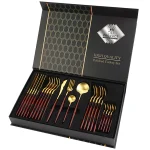 Set tacamuri 24 piese stil portughez, otel inoxidabil 7 Set tacamuri 24 piese stil portughez, otel inoxidabil