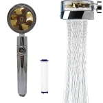 Cap de dus turbo, 360 de grade rotativ