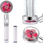 Cap de dus turbo, 360 de grade rotativ