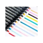 Set 36 markere multicolore cu 2 capete pentru scriere, geanta depozitare inclusa