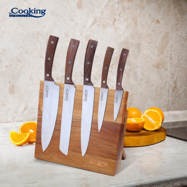 Set cutite de bucatarie 6 piese Cooking by Heinner HR-EVI-6DSC