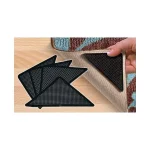 Set 4 Triunghiuri Adezive Anti Alunecare, Auto Adezive, pentru Fixare Covor, 16cm, Garami Shop 8 Set 4 Triunghiuri Adezive Anti Alunecare, Auto Adezive, pentru Fixare Covor, 16cm, Garami Shop