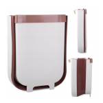 Cos de gunoi pliabil, pentru dulap, din plastic/silicon