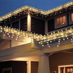 Instalatie pentru exterior LED tip franjuri 12m, culoare alba 1 Instalatie pentru exterior LED tip franjuri 12m, culoare alba