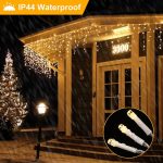 Instalatie pentru exterior LED tip franjuri 12m, culoare alba 3 Instalatie pentru exterior LED tip franjuri 12m, culoare alba