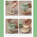 Tocator Electric pentru Maruntire , Taiere Alimente, Portabil, Verde