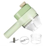 Tocator Electric pentru Maruntire , Taiere Alimente, Portabil, Verde